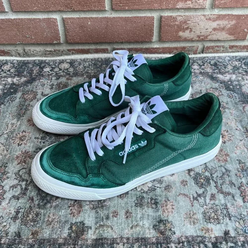 adidas Continental Vulc Collegiate Green / Men's 11.5 /White Skate Casual EG6734